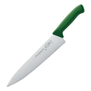 Dick Couteau De Cuisinier Denté Dick - 260mm - Manche Vert Dick Couteau De Cuisinier Denté Dick - 260mm - Manche Vert