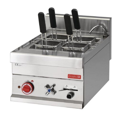 Gastro M Cuiseur à Pâtes Inox - 14 Litres - 230V - 3,0kW - 300x600x280(H)mm