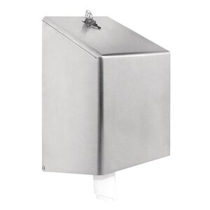 Jantex Distributeur Papier |  à Alimentation Centrale | Inox Satiné  | 220x210x370(h)mm