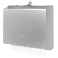 Distributeur D'Essuie-Mains Inox Satiné - Jantex - 110(P)x260(L)x285(H)mm