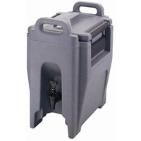 Conteneur à Boissons Noir | 11,5 Litres | Robinet Anti-Goutte