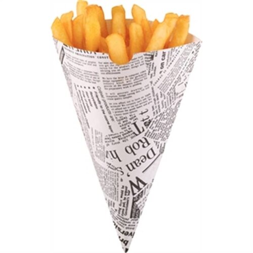 CHRselect Cornets à Frites En Papier Jetable - 1000 Pièces