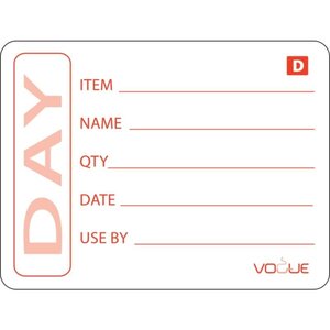 CHRselect Etiquettes Alimentaires Solubles - 50x75mm - 250 Pièces