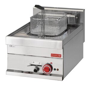 Gastro M Friteuse Électrique | 10 Litres | 400V | Panier Inclus | 400x650x280(h)mm