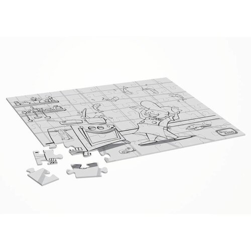 Dining Kids Puzzles à Colorier Bellboy  25 Pièces