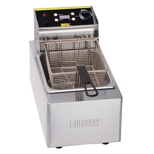 Buffalo Friteuse inox | 5 Litres | 2,8kW/230V | Panier Inclus | 454x283x350(h)mm