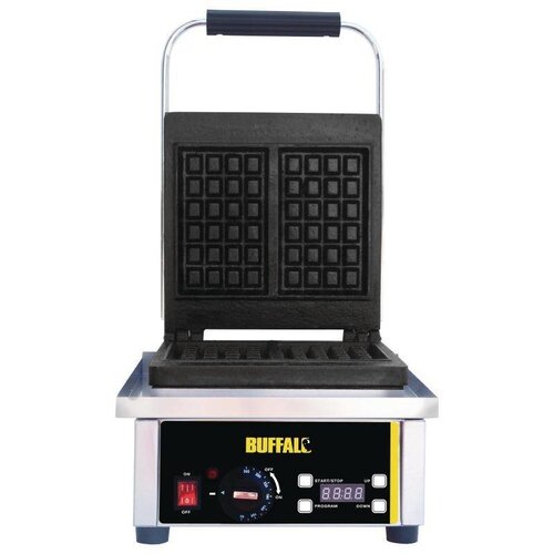 Buffalo Gaufrier Inox | Plaques En Fonte | 2kW | 305x235x400(h)mm