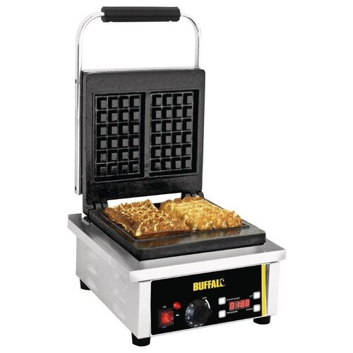 Buffalo Gaufrier Inox | Plaques En Fonte | 2kW | 305x235x400(h)mm