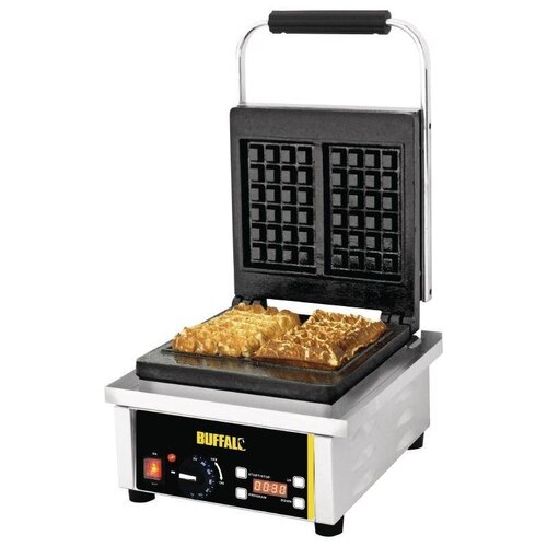 Buffalo Gaufrier Inox | Plaques En Fonte | 2kW | 305x235x400(h)mm