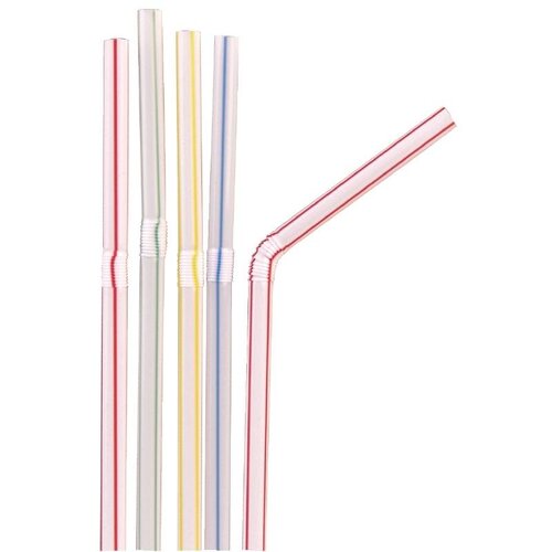 CHRselect Paile Flexible Rayée - Couleurs Différents - 203(L)mm - 250 Pièces
