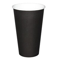 Gobelets Boissons Chaudes Noires - Jetables - 450ml - 1000 Pièces
