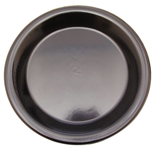 CHRselect Assiette Prairieware Premium Jetable - Noir - 254mm - 125 Pièces