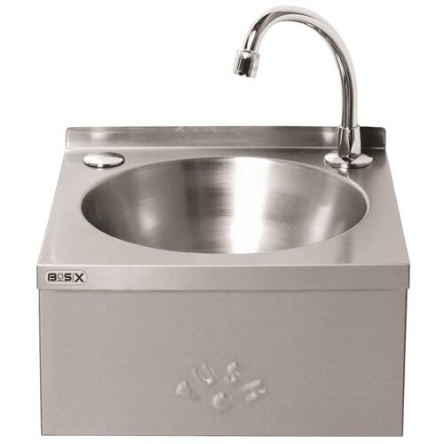 CHRselect Lavabo Inox | Commande Au Genou | Cuvette Ø260mm