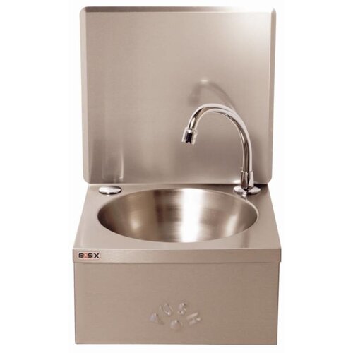 CHRselect Lavabo Inox | Commande Au Genou | Cuvette Ø260mm