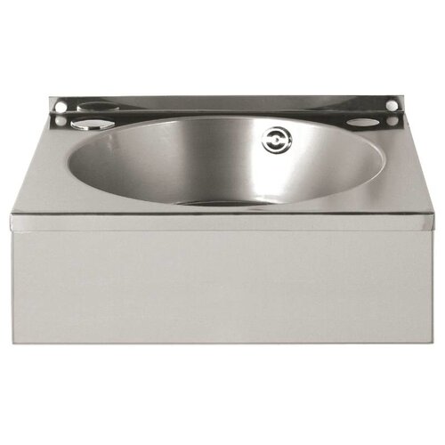 CHRselect Lave-Mains Inox avec Support Avant et Trop-Plein | Lave Mains Ø300mm CHRselect Lave-Mains Inox avec Support Avant et Trop-Plein | Lave Mains Ø300mm