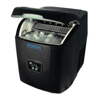 Machine à Glaçons Noire - 3 Tailles De Glaçons - 10Kg/24 Heures - Garantie 2 Ans