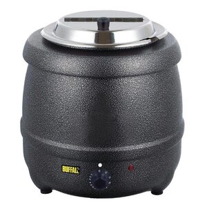 Buffalo Soupière Compacte | 10 Litres | Grise | Pot Amovible