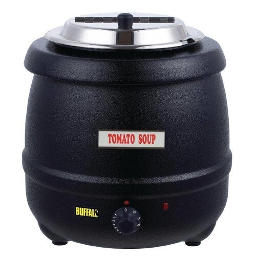 Buffalo Marmite à Soupe | 10 Litres | Noir | Ø330x375(h)mm
