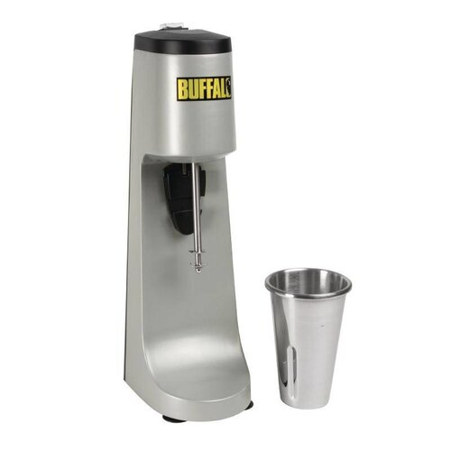 Buffalo Mixeur à Milkshake/Cocktail Électrique - Bol Inox 600ml - 2 Vitesses - 400W - 158(l)x500(h)mm