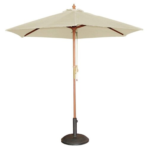 CHRselect Parasol ROND avec Système à Poulies | Ecru | Ø3m