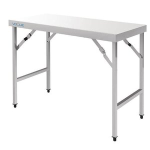 CHRselect Table De Travail Rabattable Inox - 1800(l)x600(p)x900(h)mm