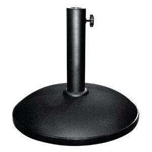 CHRselect Pied De Parasol En Béton - Noir - Extra Lourd - Ø500x405mm | Lot de 4 Pièces