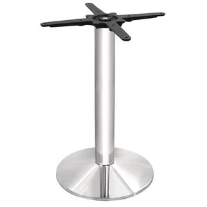 CHRselect Pied De Table Rond | Chromé | 720(h)mm