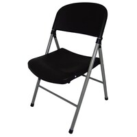 Chaises Pliantes Noires | Robustes | Lot de 4