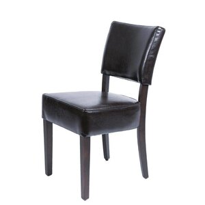 CHRselect Chaise en Simili Cuir | Marron Foncé | Lot de 4