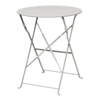 Table Pliante | Acier Blanche | Ø595x710(h)mm
