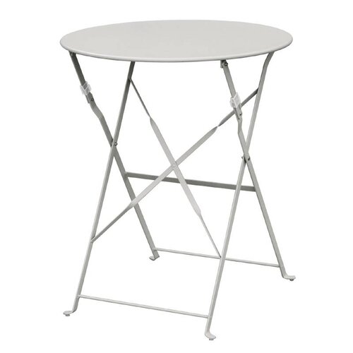 CHRselect Table Pliante | Acier Blanche | Ø595x710(h)mm CHRselect Table Pliante | Acier Blanche | Ø595x710(h)mm