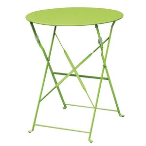 CHRselect Table Pliante | Acier Vert Anis | Ø595x710(h)mm CHRselect Table Pliante | Acier Vert Anis | Ø595x710(h)mm