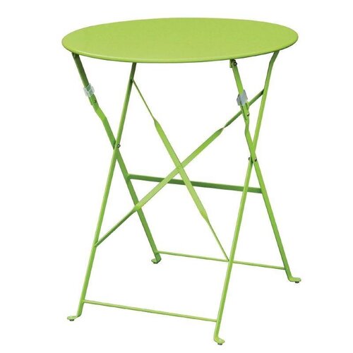 CHRselect Table Pliante | Acier Vert Anis | Ø595x710(h)mm CHRselect Table Pliante | Acier Vert Anis | Ø595x710(h)mm