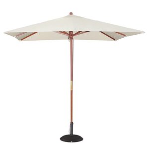 CHRselect Parasol CARRÉ avec Système à Poulies | Crème | 2,5x2,5m