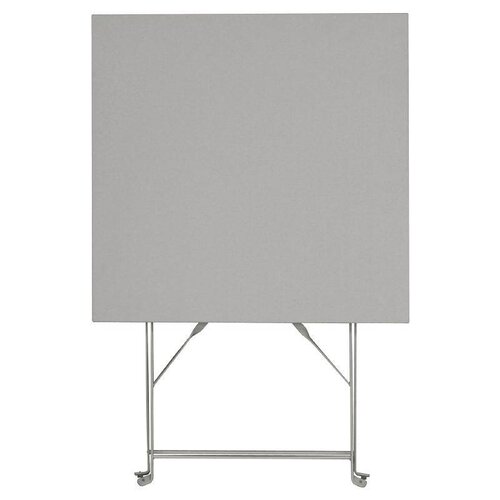 CHRselect Table Pliante | Acier Grise | 600x600x710(h)mm