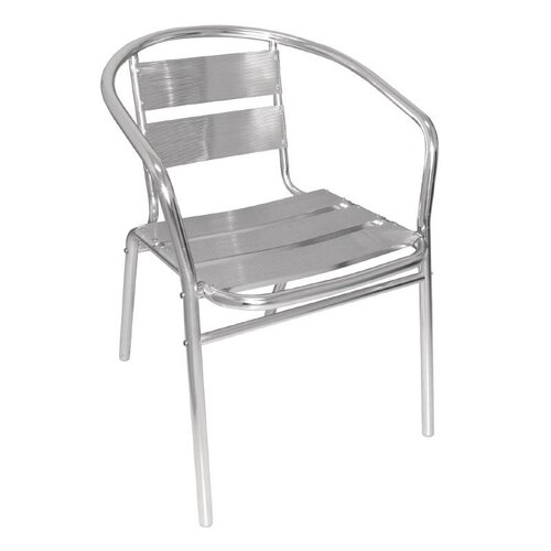 CHRselect Chaises en Aluminium | Empilable | Lot de 12 CHRselect Chaises en Aluminium | Empilable | Lot de 12