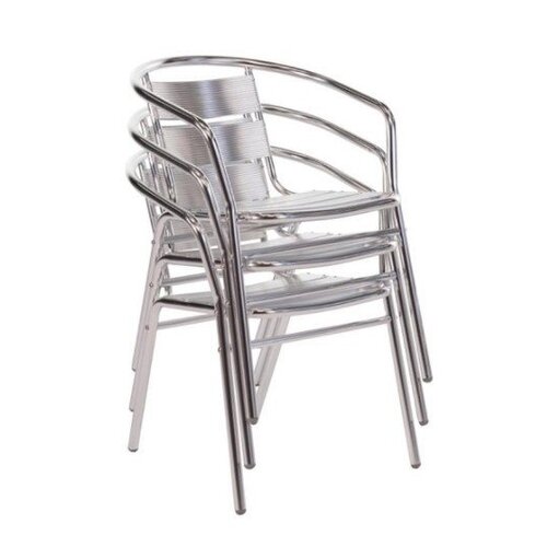 CHRselect Chaises en Aluminium | Empilable | Lot de 12 CHRselect Chaises en Aluminium | Empilable | Lot de 12