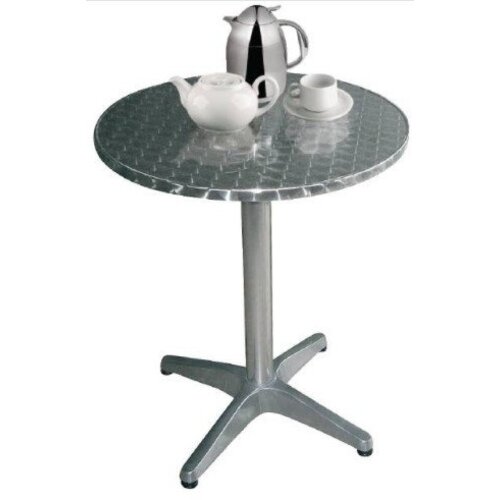 CHRselect Table  Inox | Pied Aluminium | Ø800x720(h)mm