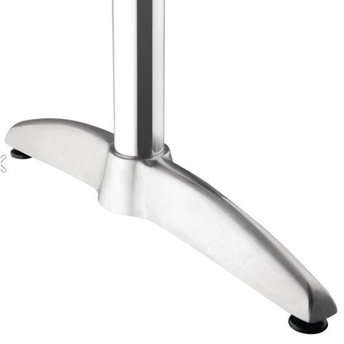 CHRselect Table Rectangulaire Inox | Pieds Aluminium | 1200x600x720(h)mm