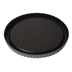 CHRselect Moule à Tarte Cannelé - Anti-Adhésif - Matfer - Ø250x25mm
