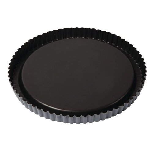 CHRselect Moule à Tarte Cannelé - Anti-Adhésif - Matfer - Ø250x25mm