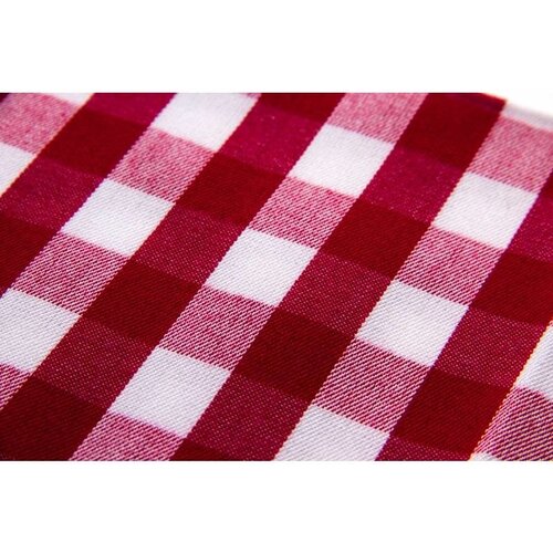 CHRselect Serviette à Carreaux Rouges/Blancs - USAGE INTENSIF - 400x400mm - 10 Pièces