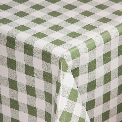 CHRselect Nappe à Carreaux Vertes/Blanches - PVC - Disponibles en 2 Tailles