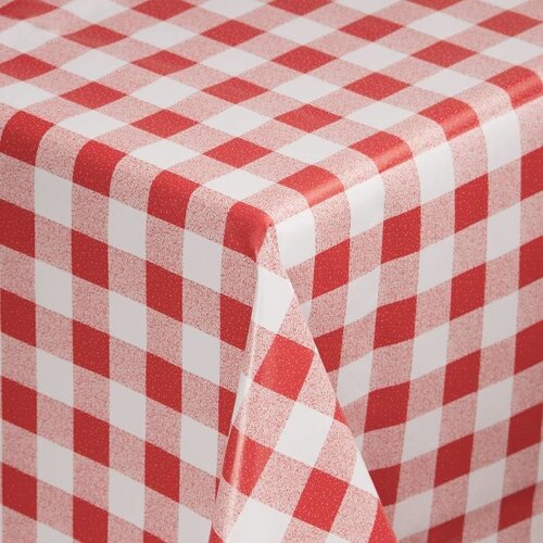 CHRselect Nappe à Carreaux Rouges/Blanches - PVC - Disponibles en 2 Tailles