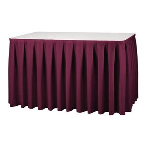 CHRselect Housse De Table Boxpleat - Plissée 250% - Bordeaux CHRselect Housse De Table Boxpleat - Plissée 250% - Bordeaux