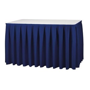 CHRselect Housse De Table Boxpleat - Plissée 250% - Bleu Marine CHRselect Housse De Table Boxpleat - Plissée 250% - Bleu Marine
