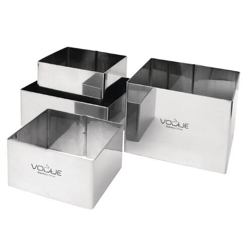 CHRselect Cercle à Mousse Carré Inox - 60x60x60(P)mm