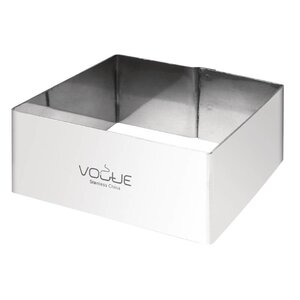 CHRselect Cercle à Mousse Carré Inox - 80x80x35(P)mm