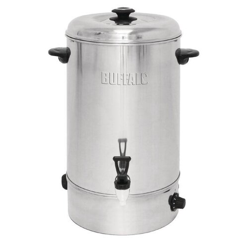 Buffalo Chauffe-Eau à Remplissage Manuel - Inox Poli - 20 Litres - 440(P)x369(L)x535(h)mm Buffalo Chauffe-Eau à Remplissage Manuel - Inox Poli - 20 Litres - 440(P)x369(L)x535(h)mm