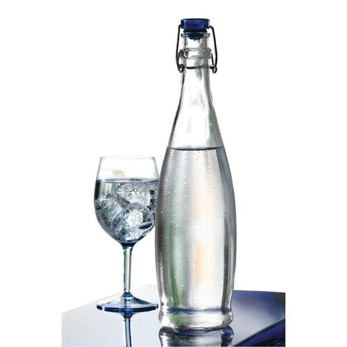 CHRselect Boutteile D'Eau En Verre - 1 Litre - 6 Pièces